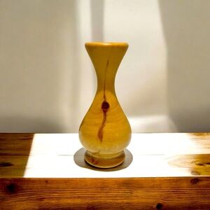 Vintage Canyon Country Wooden Vase